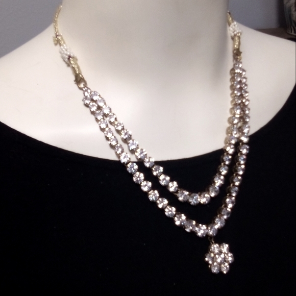 🎉HP🎉 Vintage Flower Bridal Boho Luxury Necklace - Picture 4 of 12